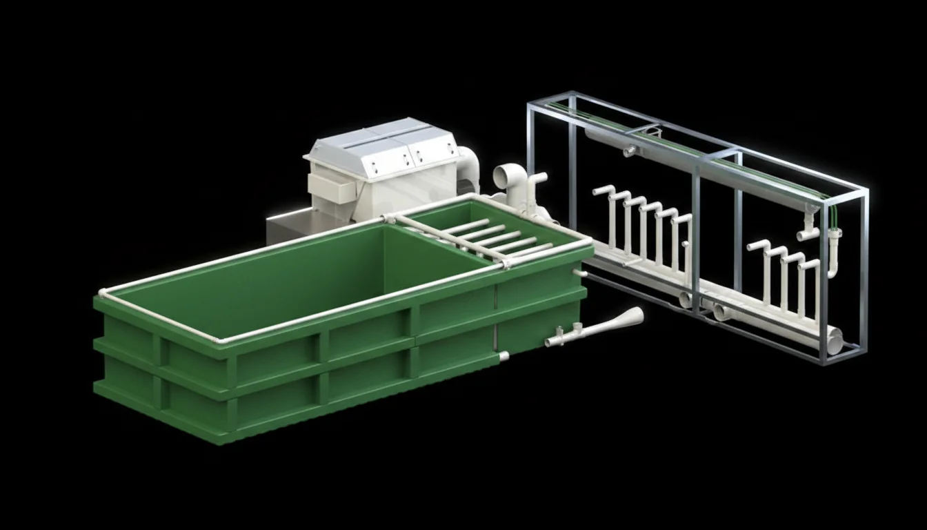 Recirculating aquaculture install