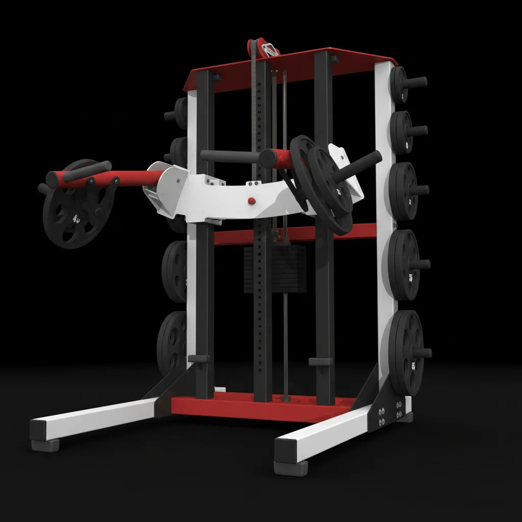 High-end fitness machine render